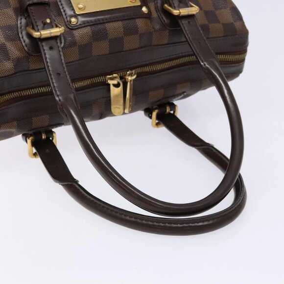 LOUIS VUITTON Damier Ebene Berkeley Hand Bag N52000 LV Auth 134725 - Picture 8 of 16